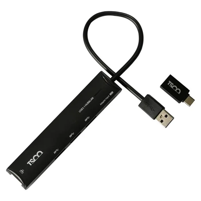 هاب چهار پورت USB-C تسکو مدل THU 1165 — | عماد رایان هاب چهار پورت USB-C تسکو مدل THU 1165 —