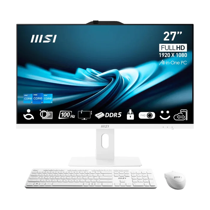 کامپیوتر All in One ام اس آی PRO AP272P 14M - Core i5 14400 16GB 512GB — مشکی | عماد رایان کامپیوتر All in One ام اس آی PRO AP272P 14M - Core i5 14400 16GB 512GB — مشکی