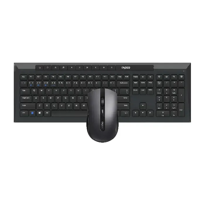 کیبورد و ماوس بی سیم رپو مدل 8210M Black با حروف فارسی — مشکی | عماد رایان کیبورد و ماوس بی سیم رپو مدل 8210M Black با حروف فارسی — مشکی