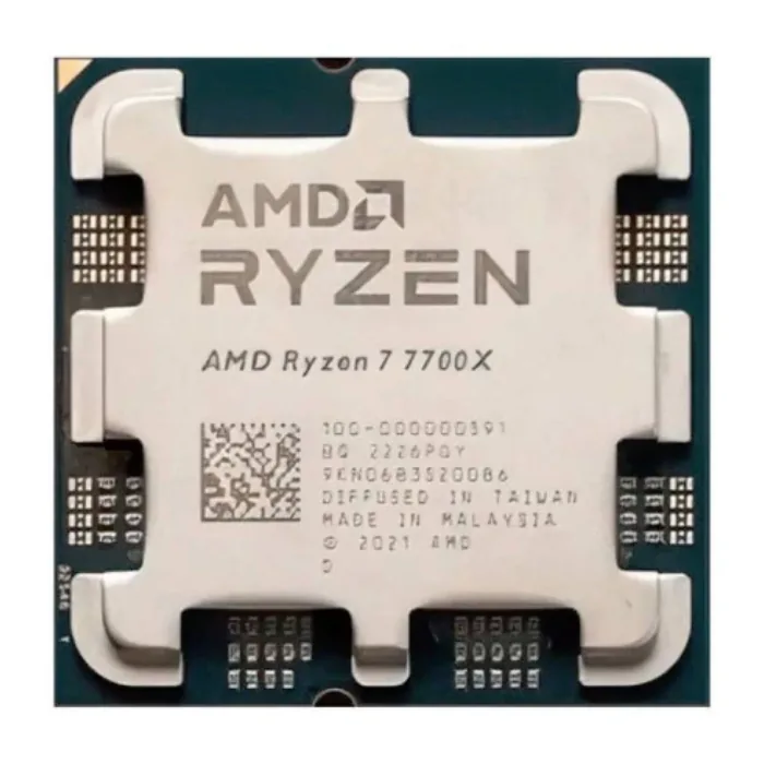 سی پی یو ای ام دی بدون باکس Ryzen-7 7700X AM5 CPU — | عماد رایان سی پی یو ای ام دی بدون باکس Ryzen-7 7700X AM5 CPU —