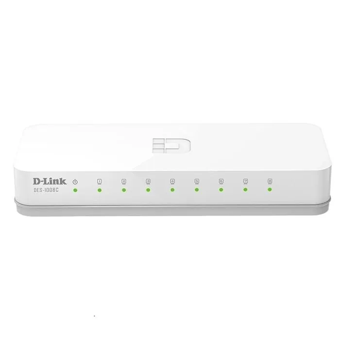 سوئیچ 8 پورت دسکتاپ دی لینک مدل DES-1008C 10/100 — | عماد رایان سوئیچ 8 پورت دسکتاپ دی لینک مدل DES-1008C 10/100 —