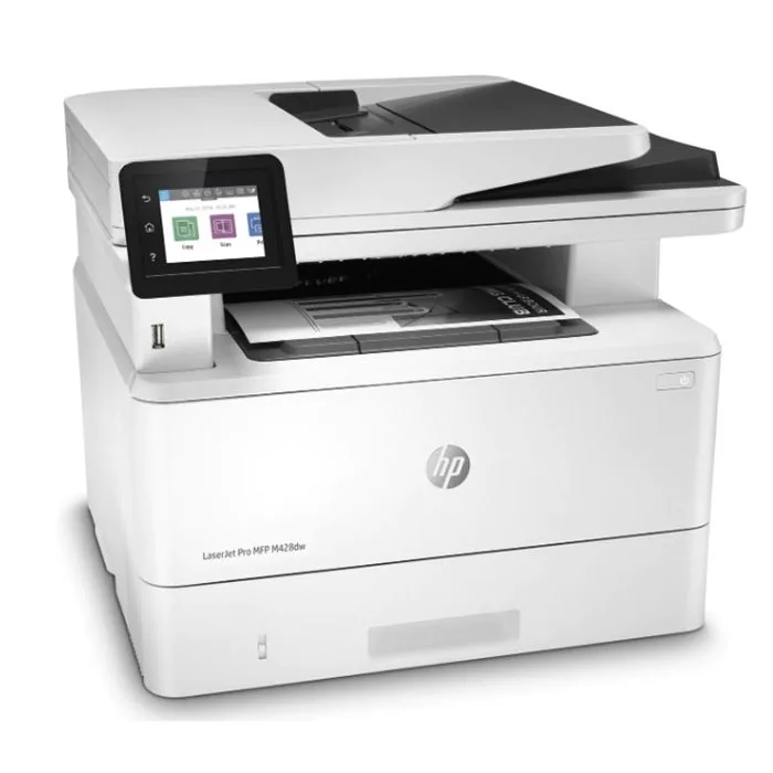 پرینتر چندکاره لیزری اچ پی مدل LaserJet Pro MFP M428dw — سفید | عماد رایان پرینتر چندکاره لیزری اچ پی مدل LaserJet Pro MFP M428dw — سفید