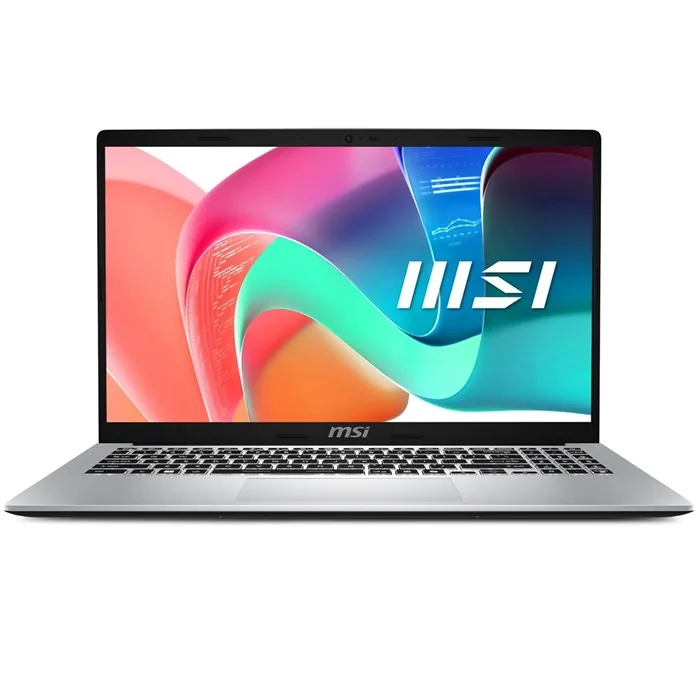 لپ تاپ ام اس آی 15.6 اینچی مدل MODERN 15 پردازنده Core 5 120U رم 8GB حافظه 512GB SSD — نقرهای | عماد رایان لپ تاپ ام اس آی 15.6 اینچی مدل MODERN 15 پردازنده Core 5 120U رم 8GB حافظه 512GB SSD — نقرهای