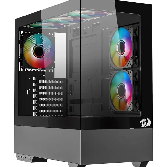 کیس گیمینگ ردراگون REFLECT PRO CA-607 — مشکی | عماد رایان کیس گیمینگ ردراگون REFLECT PRO CA-607 — مشکی