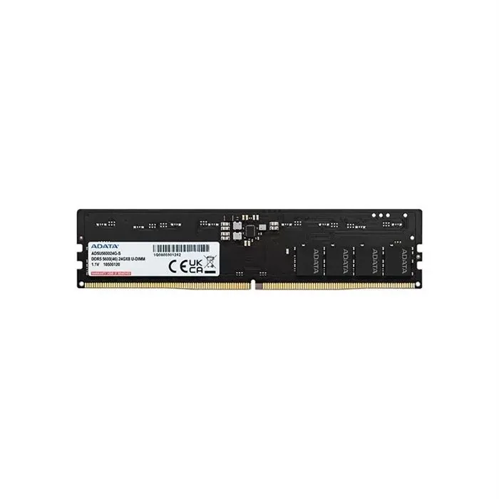 رم کامپیوتر ای دیتا DDR5 تک کاناله 5600 مگاهرتز CL46 ظرفیت 16 گیگابایت — مشکی | عماد رایان رم کامپیوتر ای دیتا DDR5 تک کاناله 5600 مگاهرتز CL46 ظرفیت 16 گیگابایت — مشکی