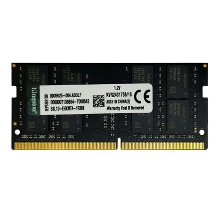 رم لپ تاپ DDR4 کینگستون با حافظه 16 گیگابایت و فرکانس 2666 مگاهرتز — | عماد رایان رم لپ تاپ DDR4 کینگستون با حافظه 16 گیگابایت و فرکانس 2666 مگاهرتز —