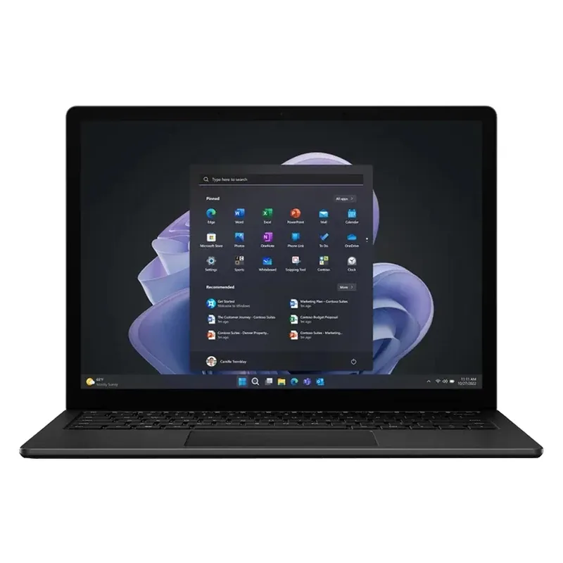 لپ تاپ 13.5 اینچی مایکروسافت مدل Surface Laptop 5 پردازنده Core i5 1235U رم 8GB حافظه 512GB SSD گرافیک Intel — پلاتینیوم | عماد رایان لپ تاپ 13.5 اینچی مایکروسافت مدل Surface Laptop 5 پردازنده Core i5 1235U رم 8GB حافظه 512GB SSD گرافیک Intel — پلاتینیوم