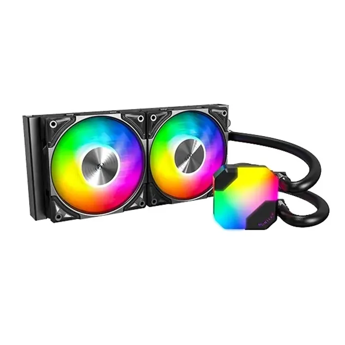 خنککننده پردازنده مونتک مدل HyperFlow ARGB 240 — مشکی | عماد رایان خنککننده پردازنده مونتک مدل HyperFlow ARGB 240 — مشکی