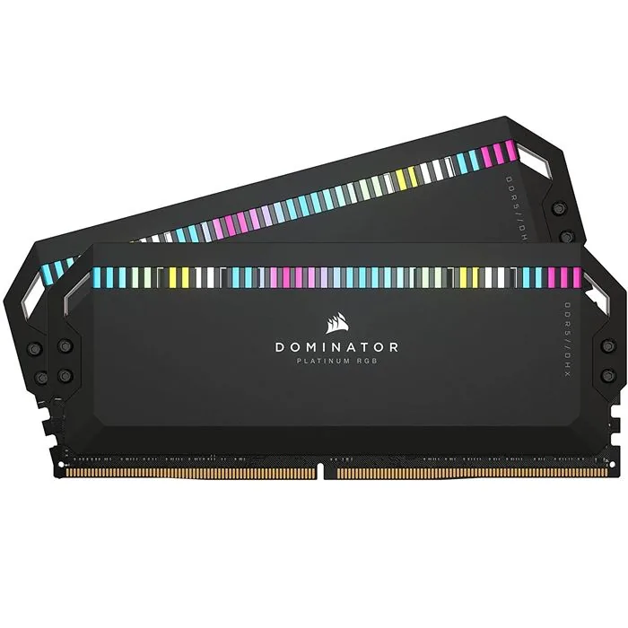 رم کامپیوتر DDR5 دو کاناله 5200 مگاهرتز CL40 کورسیر مدل Dominator Platinum RGB ظرفیت 64 گیگابایت — | عماد رایان رم کامپیوتر DDR5 دو کاناله 5200 مگاهرتز CL40 کورسیر مدل Dominator Platinum RGB ظرفیت 64 گیگابایت —