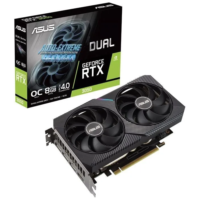 کارت گرافیک ایسوس ASUS Dual GeForce RTX 3050 OC Edition 8G — | عماد رایان کارت گرافیک ایسوس ASUS Dual GeForce RTX 3050 OC Edition 8G —