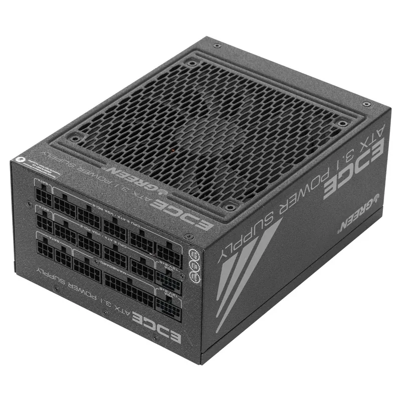 پاور گرین فول ماژولار 1650 وات GP1650B-EDGE ATX v3.1 — مشکی | عماد رایان پاور گرین فول ماژولار 1650 وات GP1650B-EDGE ATX v3.1 — مشکی