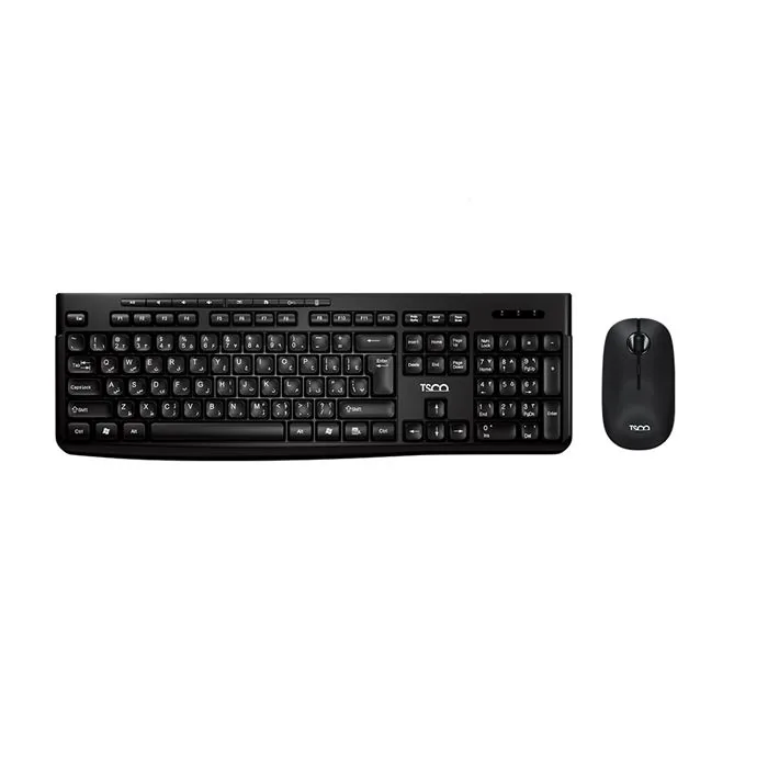 ماوس و کیبورد بی سیم تسکو مدل TKM 7027W — مشکی | عماد رایان ماوس و کیبورد بی سیم تسکو مدل TKM 7027W — مشکی
