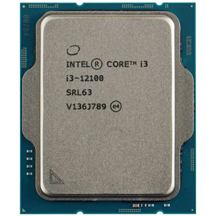 پردازنده اینتل Core i3-12100 بدون باکس — | عماد رایان پردازنده اینتل Core i3-12100 بدون باکس —
