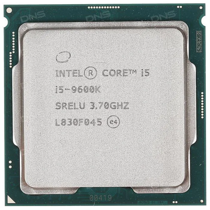 پردازنده اینتل CPU Intel Core i5-9600K بدون باکس — | عماد رایان پردازنده اینتل CPU Intel Core i5-9600K بدون باکس —