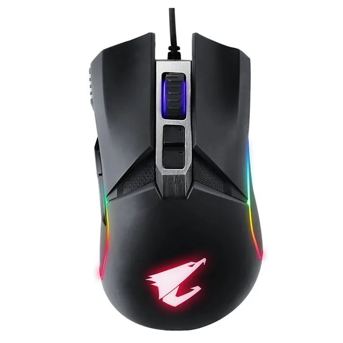 ماوس باسیم گیمینگ گیگابایت مدل AORUS M5 — مشکی | عماد رایان ماوس باسیم گیمینگ گیگابایت مدل AORUS M5 — مشکی