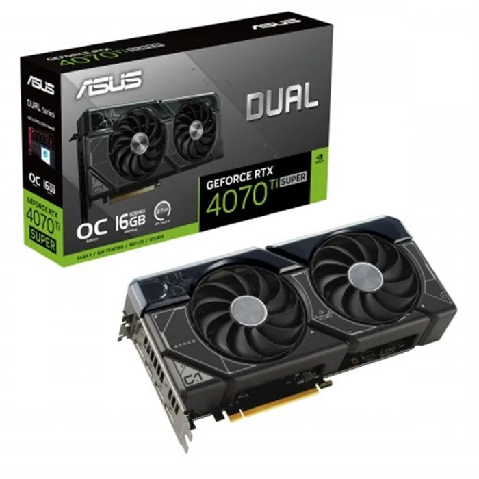 کارت گرافیک ایسوس مدل Dual GeForce RTX 4070 Ti SUPER OC Edition GDDR6X حافظه 16 گیگابایت — | عماد رایان کارت گرافیک ایسوس مدل Dual GeForce RTX 4070 Ti SUPER OC Edition GDDR6X حافظه 16 گیگابایت —
