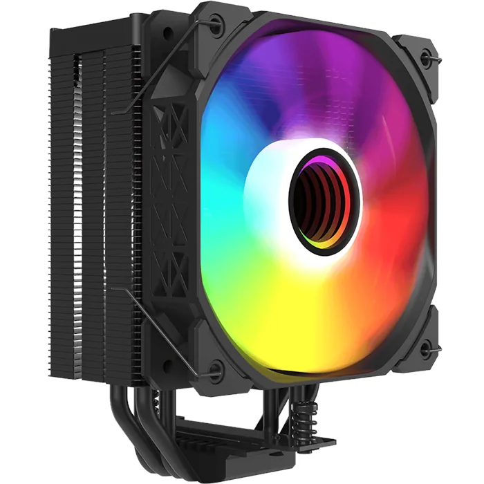 خنک کننده پردازنده اوست GT-AV1204T ARGB — مشکی | عماد رایان خنک کننده پردازنده اوست GT-AV1204T ARGB — مشکی