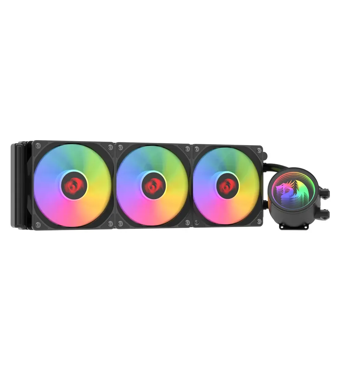 خنک کننده مایع پردازنده ردراگون مشکی مدل CCW-3013 360 RGB — | عماد رایان خنک کننده مایع پردازنده ردراگون مشکی مدل CCW-3013 360 RGB —