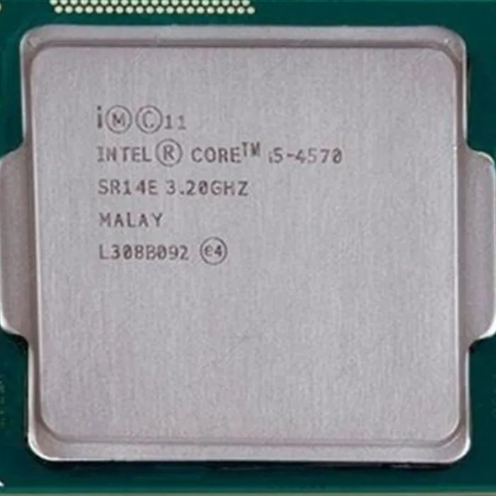 پردازنده اینتل Core i5-4570 بدون باکس — نقرهای | عماد رایان پردازنده اینتل Core i5-4570 بدون باکس — نقرهای