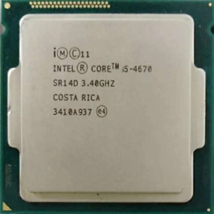 پردازنده اینتل Core i5-4670 CPU بدون باکس — نقرهای | عماد رایان پردازنده اینتل Core i5-4670 CPU بدون باکس — نقرهای