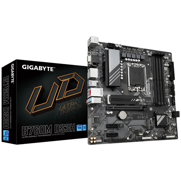 مادربرد گیگابایت Motherboard GigaByte B760M DS3H DDR5 — | عماد رایان مادربرد گیگابایت Motherboard GigaByte B760M DS3H DDR5 —