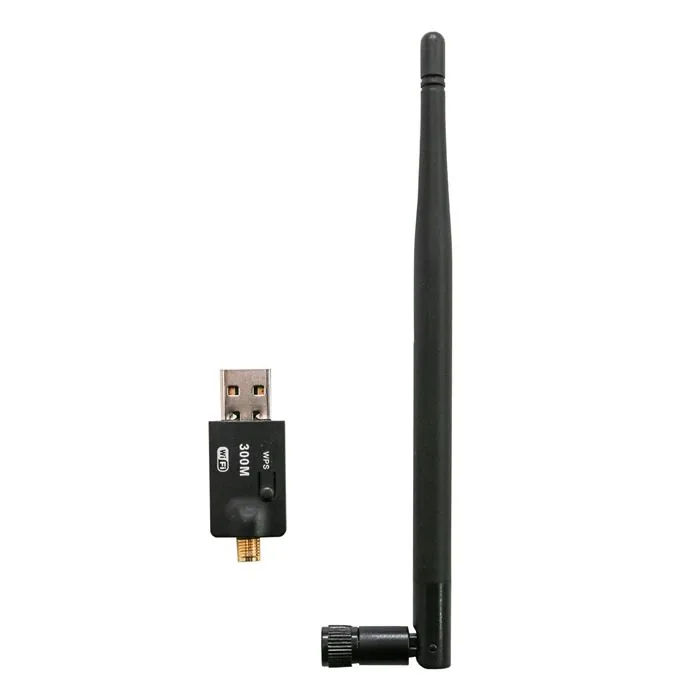 دانگل وای فای (کارت شبکه بی سیم) آنتن دار-300 مدل U300 802.IIN — مشکی | عماد رایان دانگل وای فای (کارت شبکه بی سیم) آنتن دار-300 مدل U300 802.IIN — مشکی