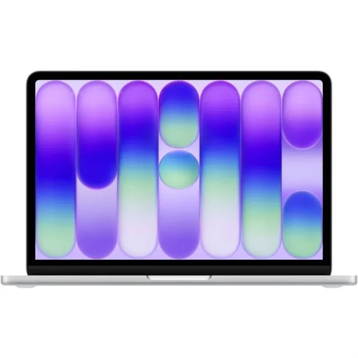 لپ تاپ 13 اینچی اپل مک بوک نئو مدل MHFC4 پردازنده A18 Pro رم 8GB حافظه 512GB — نقرهای | عماد رایان لپ تاپ 13 اینچی اپل مک بوک نئو مدل MHFC4 پردازنده A18 Pro رم 8GB حافظه 512GB — نقرهای