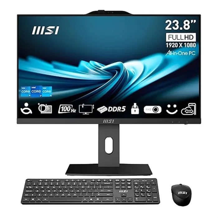 آل این وان 24 اینچ MSI مدل Pro AP242 14M پردازنده Core i5 14400 رم 16GB حافظه 1TB SSD — مشکی | عماد رایان آل این وان 24 اینچ MSI مدل Pro AP242 14M پردازنده Core i5 14400 رم 16GB حافظه 1TB SSD — مشکی