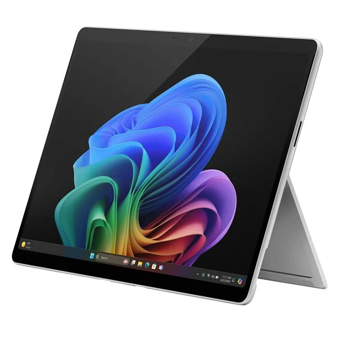 تبلت مایکروسافت 13 اینچ مدل Surface Pro 11 پردازنده Snapdragon X Elite 12-Core رم 16GB حافظه 1TB SSD گرافیک Adreno — مشکی | عماد رایان تبلت مایکروسافت 13 اینچ مدل Surface Pro 11 پردازنده Snapdragon X Elite 12-Core رم 16GB حافظه 1TB SSD گرافیک Adreno — مشکی