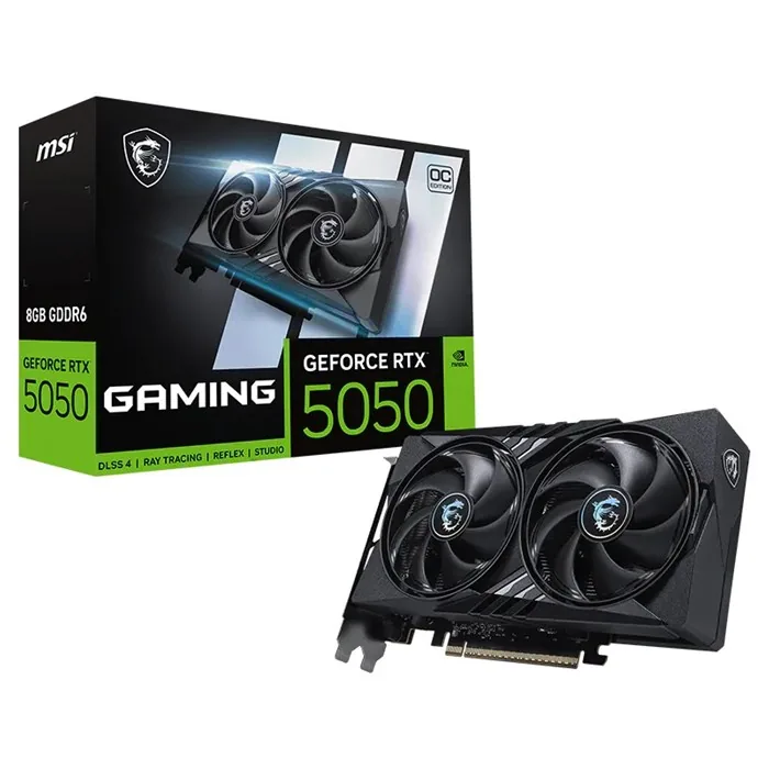 کارت گرافیک گیمینگ ام اس آی GeForce RTX™ 5050 8G GAMING OC — | عماد رایان کارت گرافیک گیمینگ ام اس آی GeForce RTX™ 5050 8G GAMING OC —