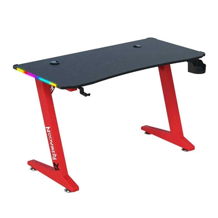 میز کامپیوتر گیمینگ ردراگون مدل GD-3111R 140cm RGB — مشکی قرمز | عماد رایان میز کامپیوتر گیمینگ ردراگون مدل GD-3111R 140cm RGB — مشکی قرمز